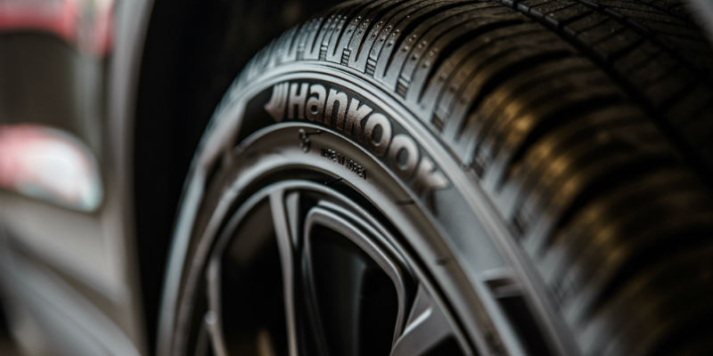 A wheel of a vehicle 
